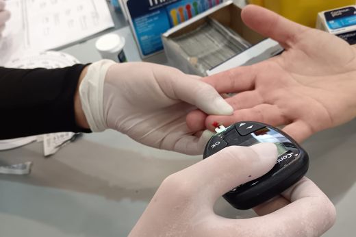 Több mint 350-en vettek részt a vércukorszint mérésen