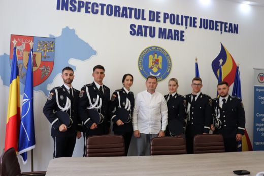 Hat fiatal rendőr kezdte meg szolgálatát Szatmár megyében