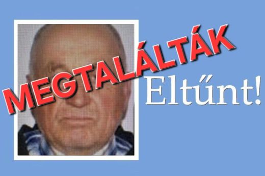 Megkerült a vetési férfi. Nem is ment messzire