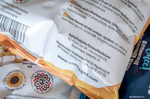 A román hatóság leállíttatta a Csíki Csipsz forgalmazását, mert a csomagoláson a Székelyföld felirat szerepel