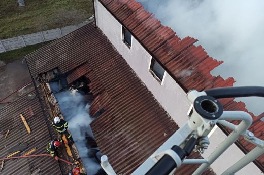 Tűz ütött ki szombat hajnalban a szaniszlói malomban