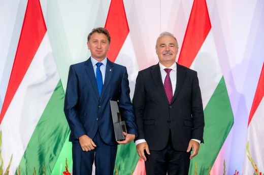 Megtisztelő elismerést kapott Kovács Szabolcs