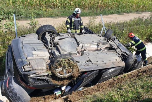 Árokba hajtott egy ittas sofőr Sárközújlak és Avasújváros között