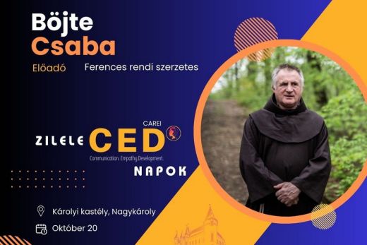 CED Napok Nagykárolyban: Böjte Csabával is találkozhatnak a résztvevők