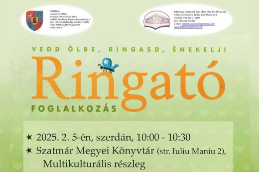 Ringató a könyvtárban – Ölbéli játékok hagyományaink játékos tanulásáért és a babák fejlődéséért