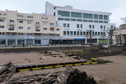 Végéhez közeledik a rendezvénytér felújítása
