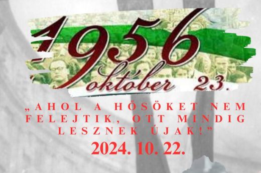 Főhajtás az '56-os hősök előtt Nagykárolyban