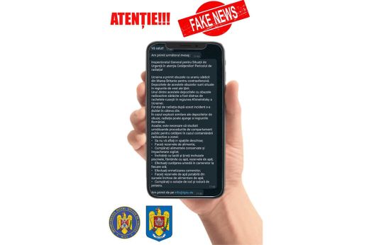 IGSU: nem a katasztrófavédelem küldte az ország bizonyos régióit érintő esetleges sugárzásveszélyre figyelmeztető üzenetet