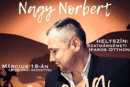 Szombaton születésnapi lemezbemutató koncertet tart Nagy Norbert