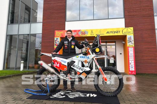 Tizenhatodik Dakar-kalandjára készül Gyenes Emanuel, az Autonet Motorcycle Team pilótája