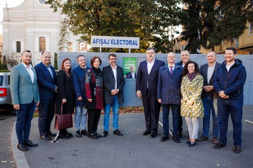 Elhelyezte az RMDSZ az első kampányplakátokat Szatmárnémetiben