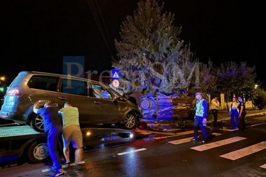 Bekábítószerezett sofőr okozott súlyos balesetet Szatmárnémetiben