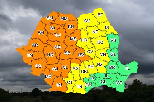 Szombat hajnalig másodfokú viharriasztás van érvényben Szatmár megyében is