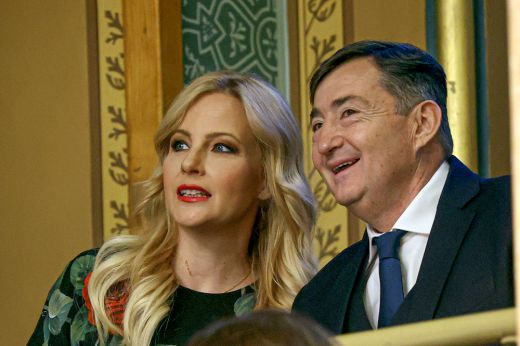 „A szám elé kaptam a kezemet és elkezdtem sírni” - Várkonyi Andrea elárulta, hogyan kérte meg a kezét Mészáros Lőrinc