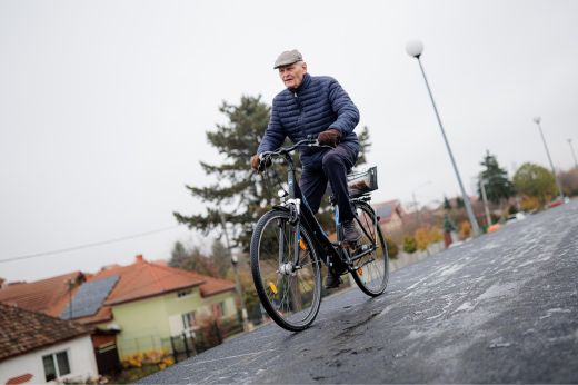 Elkészült a Szatmárnémetit Pusztadaróccal összekötő kerékpárút első szakasza