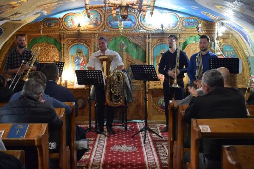 Nem várt helyszínen adott koncertet a Dinu Lipatti Filharmónia kvartettje