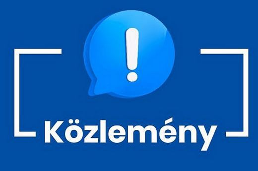 Közérdekű közlemény: Csanálos