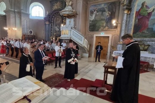 Rendkívüli esemény: Hegedüs Gergőt máltai lovaggá iktatták - KÉPGALÉRIA, VIDEÓ