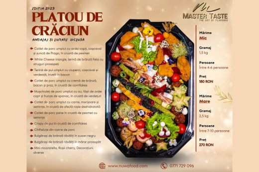 Ünnepi ízek könnyedén: megérkeztek a Master Taste 2025-ös karácsonyi és szilveszteri táljai