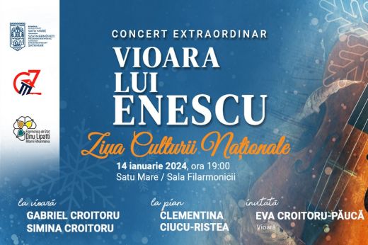 Szatmárnémetiben is megszólal Enescu hegedűje