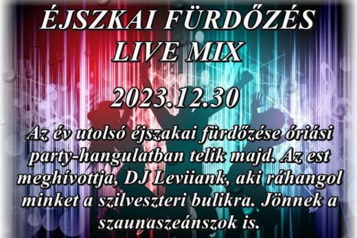 Az év utolsó éjszakai fürdőzése