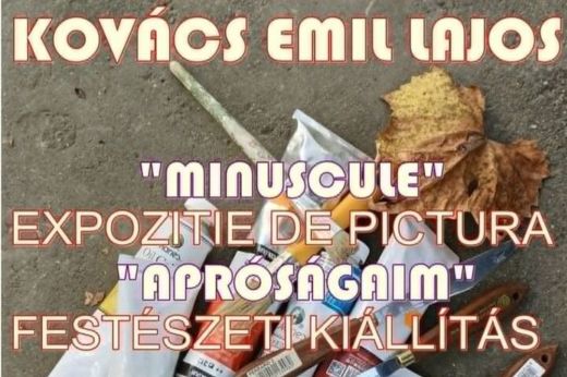 „Apróságaim“ - Kovács Emil Lajos kiállításának megnyitójára kerül sor szerdán