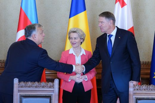 Aláírták a zöldenergiára vonatkozó azeri-grúz-román-magyar megállapodást az EB elnökének jelenlétében