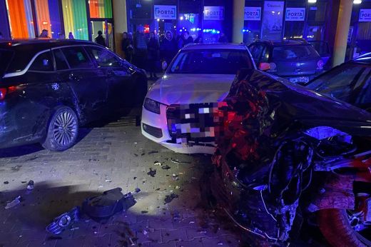 Súlyos baleset történt szombat este Szatmárnémetiben az Erdély-híd lábánál