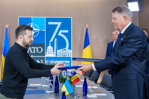 A román és az ukrán elnök aláírta a két ország közötti kétoldalú biztonsági megállapodást