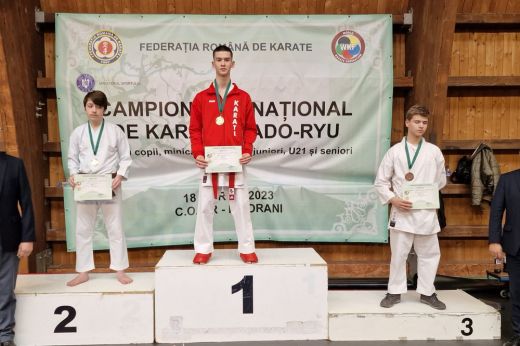 Karate: országos bajnoki címet nyert a szatmári Jenei Dávid