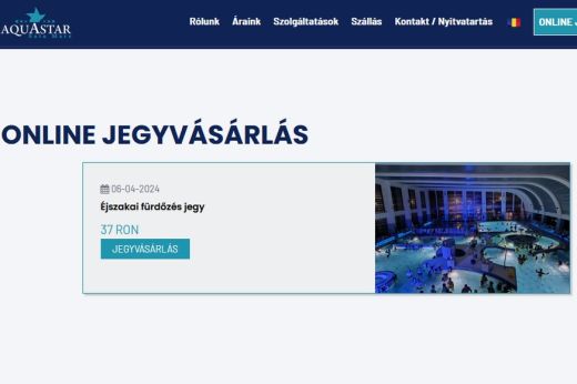 Az éjszakai fürdőzésre belépőjegyek mostantól online is megvásárolhatók!