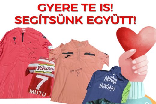 Újabb jótékonysági akció Somiért: dedikált mezekre is lehet licitálni