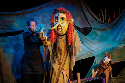 Temesváron és Nagyváradon játszott a bábtagozat