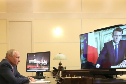 Putyin katasztrófa veszélyére figyelmeztette Macront a zaporizzsjai atomerőmű miatt