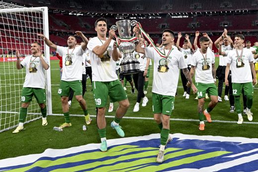 Büntetőt rontott a Ferencváros, az emberelőnnyel sem tudtak mit kezdeni: a Paks nyerte a magyar kupadöntőt