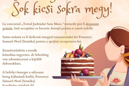 Szatmár Megye Tortája: kóstolj és segíts egyben!