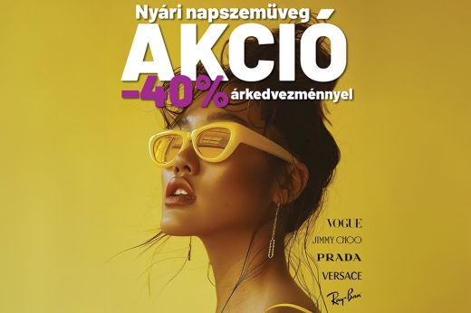 Kihagyhatatlan akcióval várja Önt az Optiwell Optika – Vásároljon napszemüvegkeretet akár 40 százalékos kedvezménnyel!