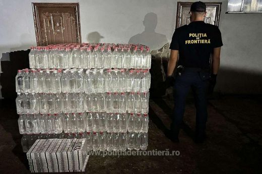 Nagy mennyiségű alkoholra és cigarettára bukkantak egy Remetemezőn félreállított furgonban