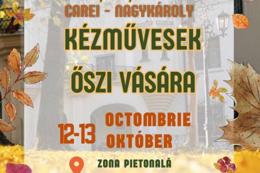 Hétvégén rendezik a Kézművesek Őszi Vásárát Nagykárolyban