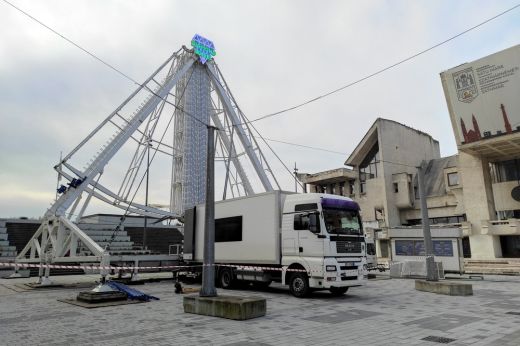 Óriáskerék és ünnepi kisvonat teszi még szebbé idén a karácsonyt Szatmárnémetiben