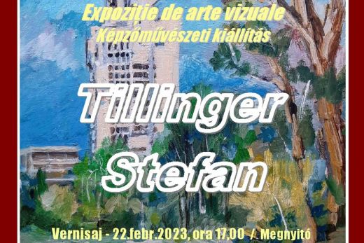Tillinger Stefan alkotásiból nyílik kiállítás Szatmárnémetiben