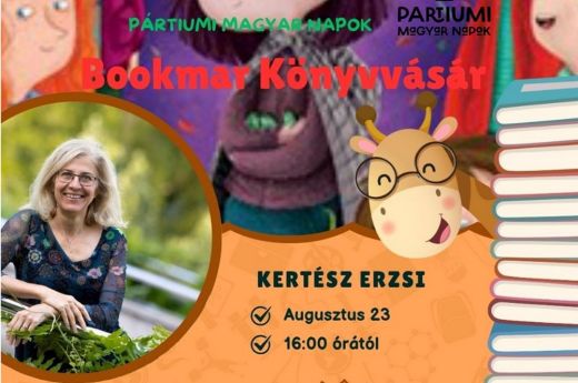 Író-olvasó találkozó Kertész Erzsivel a Kossuth-kertben