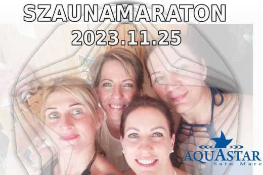 Ne feledje! November 25-én szaunamaraton az Aquastarban