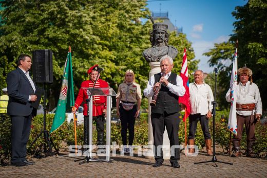 Rákóczi-megemlékezés: főhajtással és koszorúzással tisztelegtek Szatmárnémetiben