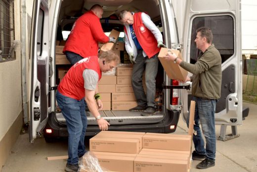 A Caritas két éve segít a nehézségekkel küzdő ukrán embereken