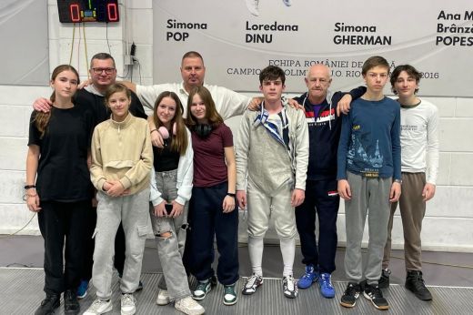 Szatmári sportolók a bukaresti tőrvívó-bajnokságon