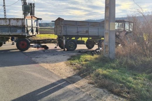 Elszabadult pótkocsi sodort el egy gyalogost