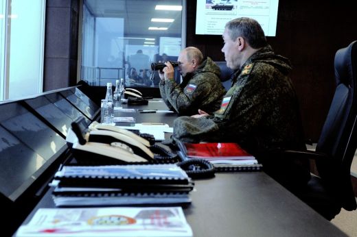 Putyin: Oroszország csapást mért az ukrán katonai hírszerzés főhadiszállására