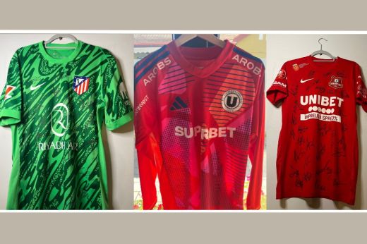 Segítjük Tony Kanalost: Atlético, Universitatea és Hermannstadt mezekre lehet licitálni
