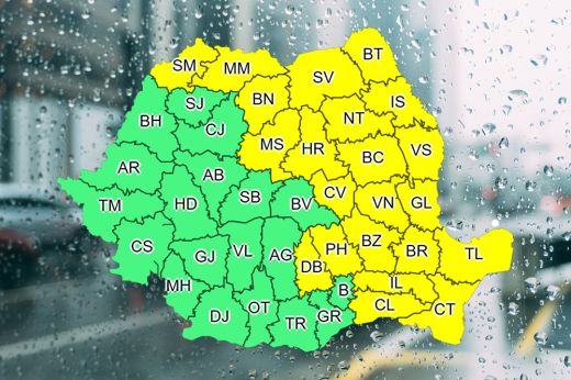 Zivatarokra figyelmeztetnek a meteorológusok, helyenként jégesőre is számítani lehet